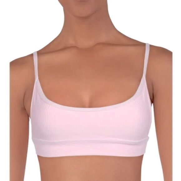 Frankies Bikinis Womens Gavin Pink Knit Adjustable Straps Bikini Swim To… - Picture 2 of 6